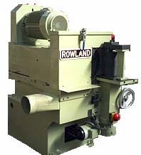 Low volume outside radius grinder with optional power feed attachment